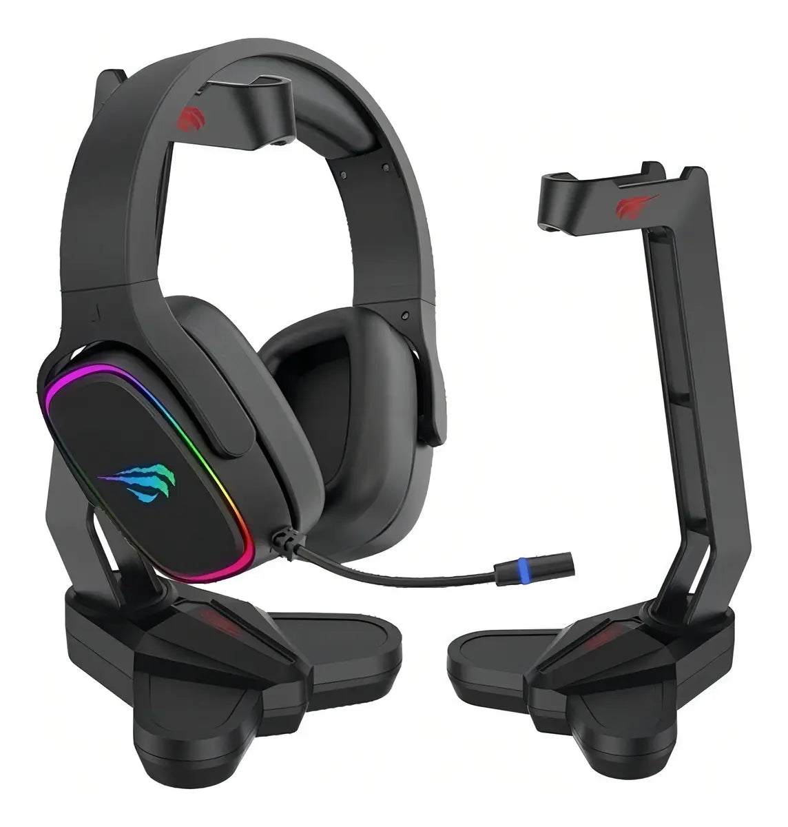 Soporte Para Diadema Gamer Havit Hy505 Desarmable @pd Negro